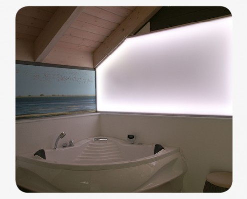 LED Lightwall mit Plexiglas zur Raumgestaltung